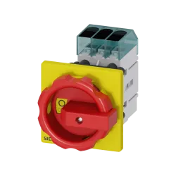 Siemens 3LD3354-0TK53, Sentron 3LD, 40 Amper, 15 kW, 3 Kutuplu, Emniyet Şalteri, Kırmızı-Sarı
