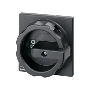 Siemens 3LD9224-1B, Sentron 3LD, Kapı Bağlantılı Ana ve Emniyet Şalterleri için Siyah Tahrik Mandalı, 3LD20-22 Uyumlu