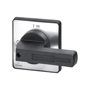 Siemens 3LD9243-1B, Sentron 3LD, Kapı Bağlantılı Ana ve Emniyet Şalterleri için Siyah Tahrik Mandalı, 3LD23/24 Uyumlu