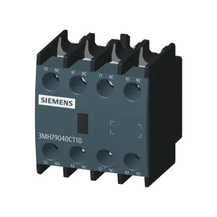 Siemens 3MH7904-0CT10, SinoPlus 3MT7, Kontaktörler İçin Yardımcı Kontak Blok, 4NK, Boy 0-4
