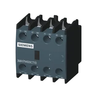 Siemens 3MH7940-0CT10, SinoPlus 3MT7, Kontaktörler İçin Yardımcı Kontak Blok, 4NA, Boy 0-4