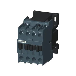 Siemens 3MT7022-1AA01-0AF2, SinoPlus 3MT7, 22 Amper, 11 kW, 3 Kutuplu, Kontaktör, 110 Volt AC, 1NK, Boy 1