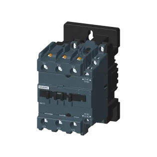 Siemens 3MT7065-3AA11-0AC2, SinoPlus 3MT7, 65 Amper, 30 kW, 3 Kutuplu, Kontaktör, 24 Volt AC, 1NA+1NK, Boy 3