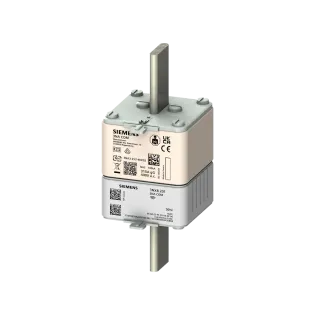 Siemens 3NA3242-4KK01, Sentron 3NA COM, 224 Amper, Ölçme ve Haberleşmeli Bıçaklı Sigorta, gG Tipi, 400 Volt AC, NH6