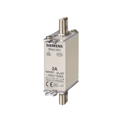 Siemens 3NA3832-8, Sentron Steatit, 125 Amper, Bıçaklı Sigorta, gG Tipi, 400 Volt AC, NH000