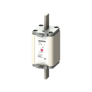 Siemens 3NA6124, Sentron Steatit, 80 Amper, Çift Göstergeli, Bıçaklı Sigorta, gG Tipi, 500 Volt AC, NH1