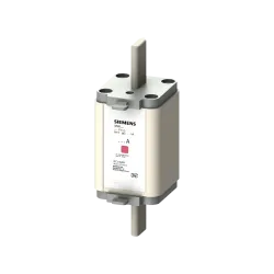Siemens 3NA6130, Sentron Steatit, 100 Amper, Çift Göstergeli, Bıçaklı Sigorta, gG Tipi, 500 Volt AC, NH1