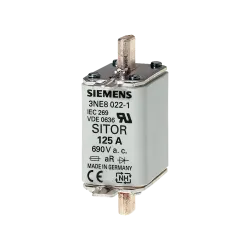 Siemens 3NE1021-0, Sentron Sıtor, 100 Amper, Bıçaklı Sigorta, gS Tipi, 690 Volt AC, NH00