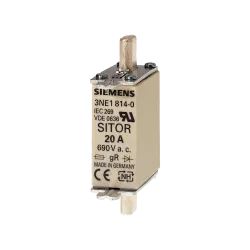 Siemens 3NE1813-0, Sentron Sıtor, 16 Amper, Bıçaklı Sigorta, gS Tipi, 690 Volt AC, NH000