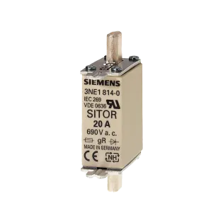 Siemens 3NE1817-0, Sentron Sıtor, 50 Amper, Bıçaklı Sigorta, gS Tipi, 690 Volt AC, NH000
