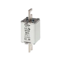 Siemens 3NE3233, Sentron Sıtor, 450 Amper, Bıçaklı Sigorta, aR Tipi, 1000 Volt AC, NH1