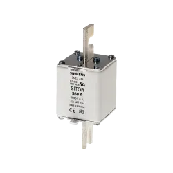 Siemens 3NE3335, Sentron Sıtor, 560 Amper, Bıçaklı Sigorta, aR Tipi, 1000 Volt AC, NH2