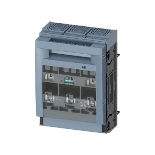 Siemens 3NP1153-1BC10, Sentron 3NP1, 400 Amper, 3 Kutuplu, Sigortalı Yük Ayırıcı, NH2/NH1 Uyumlu, Yassı Bağlantılı, Bara Sistemine Uygun