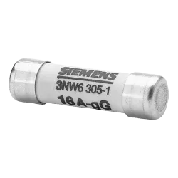 Siemens 3NW6305-1, Sentron 3NW, 16 Amper, Kartuş Sigorta, 8x32mm, gG Tip, 400 Volt AC, 20 kA