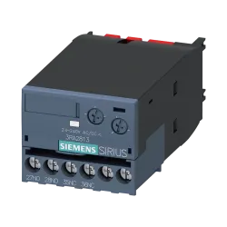 Siemens 3RA2813-1FW10, Sirius 3RT, Çekmede Gecikmeli Elektronik Zaman Rölesi, 0.05-100 sn, 24-240 Volt AC/DC, 1NA+1NK, S00-S3