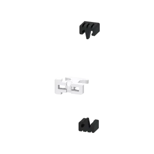 Siemens 3RA2912-2H, Sirius 3RT, 3 ve 4 Kutuplu Kontaktörler için Mekanik Kilit Seti, S00-S00