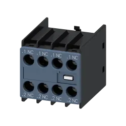 Siemens 3RH2911-1FA04, Sirius 3RT, Kontatörler İçin Yardımcı Kontak Blok, 4NK, S00-S3