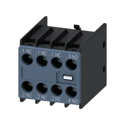 Siemens 3RH2911-1HA13, Sirius 3RT, Kontatörler İçin Yardımcı Kontak Blok, 1NA+3NK, S00-S3