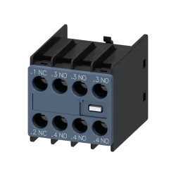 Siemens 3RH2911-1HA31, Sirius 3RT, Kontatörler İçin Yardımcı Kontak Blok, 3NA+1NK, S00-S3