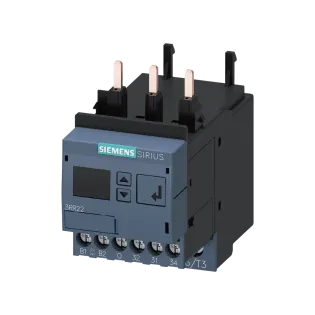 Siemens 3RR2242-1FW30, Sirius 3RR, 4-40 Amper, 3RT2 Kontaktörler için Akım Algılama Rölesi, Dijital Ayarlı, S0