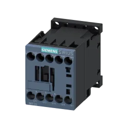 Siemens 3RT2015-1BB42, Sirius 3RT2, 7 Amper, 3 kW, 3 Kutuplu, Mini Kontaktör, 24 Volt DC, 1NK, S00