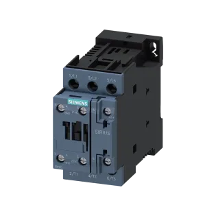 Siemens 3RT2027-1BB40, Sirius 3RT2, 32 Amper, 15 kW, 3 Kutuplu, Kontaktör, 24 Volt DC, 1NA+1NK, S0