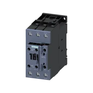 Siemens 3RT2037-1NB30, Sirius 3RT2, 65 Amper, 30 kW, 3 Kutuplu, Kontaktör, 20-33 Volt AC/DC, 1NA+1NK, S2