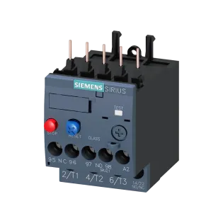 Siemens 3RU2116-0GB0, Sirius 3RU, 0.43-0.63 Amper, 3RT Kontaktörler için Termik Röle, S00
