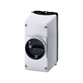 Siemens 3RV1923-1DA00, Sirius 3RV, Motor Koruma Şalterleri için Muhafaza Kutusu, 72mm, IP55, Siyah-Beyaz