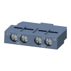 Siemens 3RV2901-1E, Sirius 3RV, Motor Koruma Şalterleri için Yardımcı Kontak Blok, 1NA+1NK