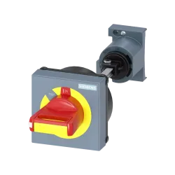 Siemens 3RV2926-1C, Sirius 3RV, Motor Koruma Şalterleri için Uzatmalı Döner Kurma, Kırmızı-Sarı, S00-S3