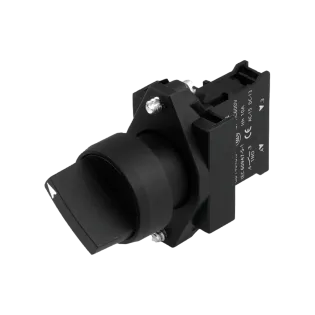 Siemens 3SB6110-2AA10-1BA0, Sirius Command 3SB6, Plastik, Siyah, Mandal Buton, 0-1 Konumlu, 1NA, 22mm