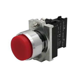 Siemens 3SB6160-0AB40-1BA0, Sirius Command 3SB6, Metal, Yeşil, Yaylı Buton, 1NA, 22mm