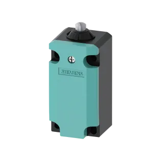 Siemens 3SE5132-0CB01, Sirius 3SE5, Plastik, Komple Set Nihayet Şalteri, Dikey Paslanmaz Çelik Buton Tahrikli, 1NA+1NK