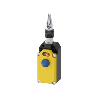 Siemens 3SE7150-1BH00, Sirius 3SE7, Metal, İpli Acil Stop Şalteri, 25 mt Sarı Kapaklı, Buton Resetli, 2NK+1NA