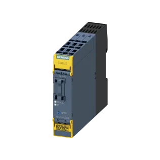 Siemens 3SK2112-2AA10, Sirius 3SK2, Parametrelendirilebilir Emniyet Rölesi, 22.5 mm