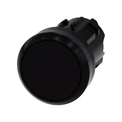 Siemens 3SU1000-0AB10-0AA0, Sirius ACT, Plastik, Siyah, Yaylı Buton Kafası, 22mm
