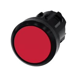 Siemens 3SU1000-0AB20-0AA0, Sirius ACT, Plastik, Kırmızı, Yaylı Buton Kafası, 22mm