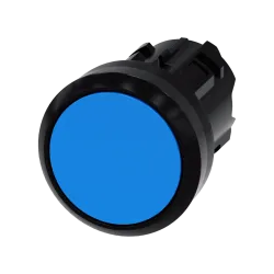Siemens 3SU1000-0AB50-0AA0, Sirius ACT, Plastik, Mavi, Yaylı Buton Kafası, 22mm