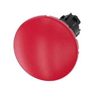 Siemens 3SU1000-1JB20-0AA0, Sirius ACT, Plastik, Kırmızı, 60mm Mantar Kafalı, Çevir-Kur Acil Stop Buton Kafası, 22mm