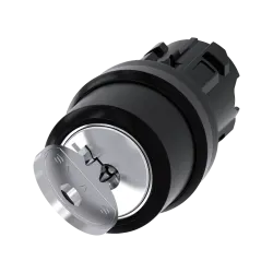 Siemens 3SU1000-4BF11-0AA0, Sirius ACT, Plastik, Siyah, Kilitli Mandal Buton Kafası, 0-1 Konumlu, 22mm