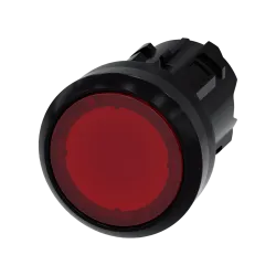 Siemens 3SU1001-0AB20-0AA0, Sirius ACT, Plastik, Kırmızı, Işıklandırılabilir Yaylı Buton Kafası, 22mm