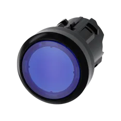 Siemens 3SU1001-0AB50-0AA0, Sirius ACT, Plastik, Mavi, Işıklandırılabilir Yaylı Buton Kafası, 22mm
