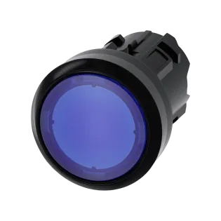 Siemens 3SU1001-0AB50-0AA0, Sirius ACT, Plastik, Mavi, Işıklandırılabilir Yaylı Buton Kafası, 22mm