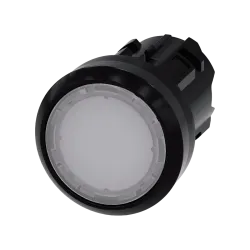 Siemens 3SU1001-0AB60-0AA0, Sirius ACT, Plastik, Beyaz, Işıklandırılabilir Yaylı Buton Kafası, 22mm