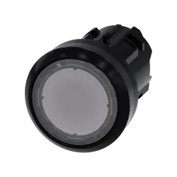 Siemens 3SU1001-0AB70-0AA0, Sirius ACT, Plastik, Renksiz, Işıklandırılabilir Yaylı Buton Kafası, 22mm