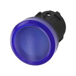 Siemens 3SU1001-6AA50-0AA0, Sirius ACT, Plastik, Mavi, Sinyal Lambası Kafası, 22mm