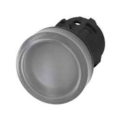 Siemens 3SU1001-6AA70-0AA0, Sirius ACT, Plastik, Renksiz, Sinyal Lambası Kafası, 22mm