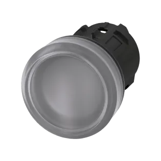 Siemens 3SU1001-6AA70-0AA0, Sirius ACT, Plastik, Renksiz, Sinyal Lambası Kafası, 22mm