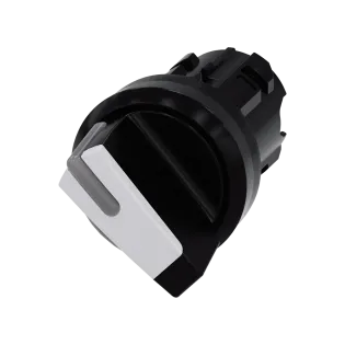 Siemens 3SU1002-2BL60-0AA0, Sirius ACT, Plastik, Siyah, Işıklandırılabilir Mandal Buton Kafası, 1-0-2 Konumlu, 22mm